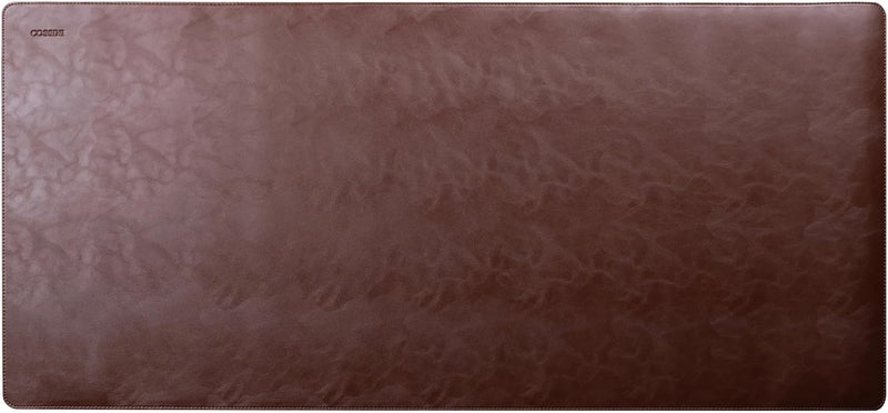 COSSINI XL Desk Pad - Large Vegan Leather Desk Mat (17 x 36) - Buttery Smooth Writing, Damage Blocking, Non-Slip, Waterproof - Home Office Computer Desk Protector Blotter Laptop Keyboard Mouse Pad - Image 1